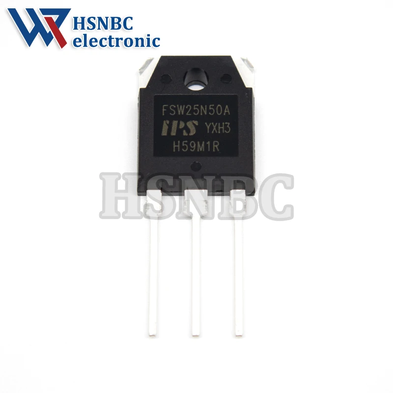 10PCS FSW25N50A FSW25N50 25N50 TO-3P 500V 25A N-Channel Power MOSFET Transistor 100% New Original