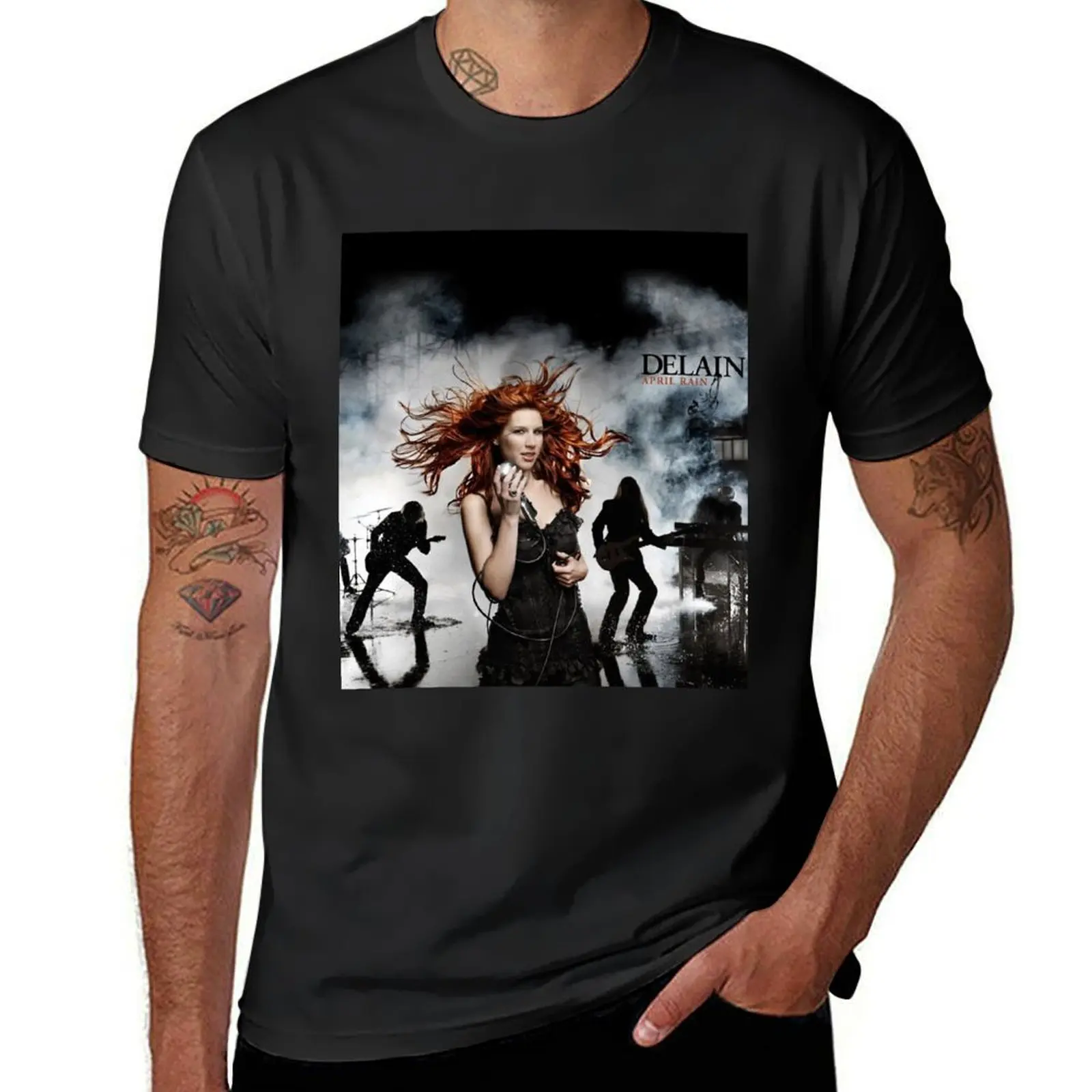 april rain delain T-Shirt tees boys whites clothes for men