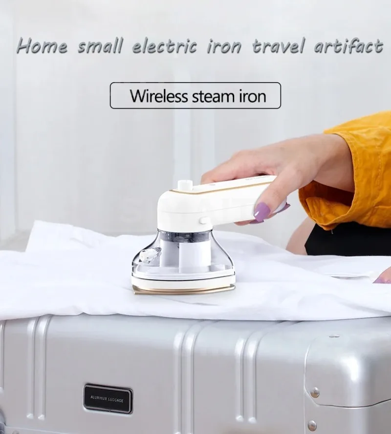 USB Cordless Mini Travel Iron, Portable Rechargeable Garment Steamer for Travel & DIY Craft