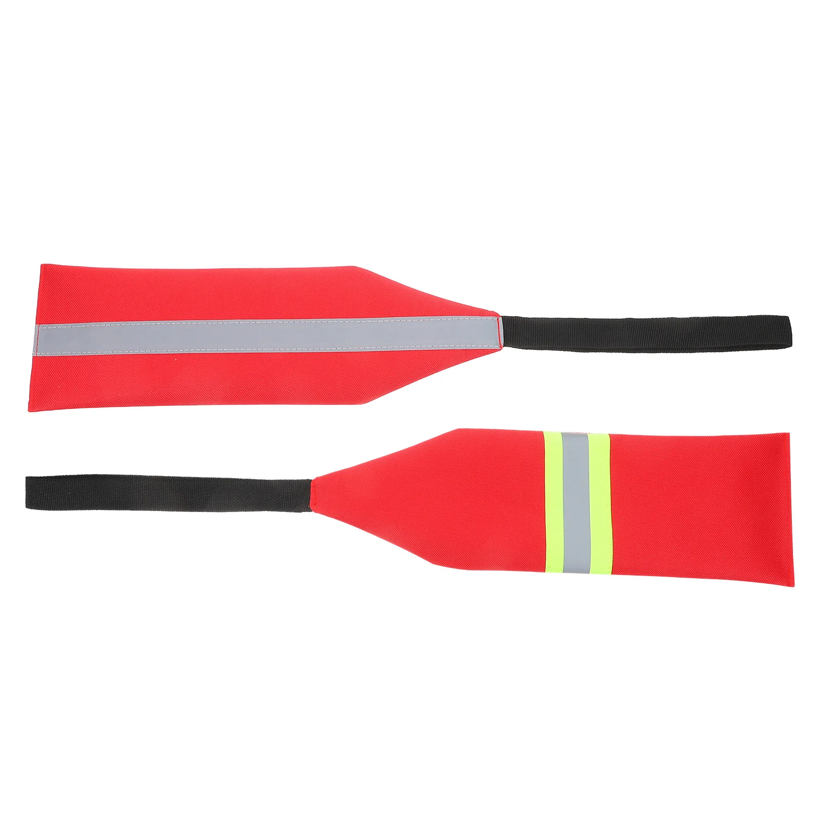 

2pcs Kayak Travel Tow Flag High Visibility Reflective Safety Flag For Boat Trailer Bicycle Utv Stroller Water Sports Accessories