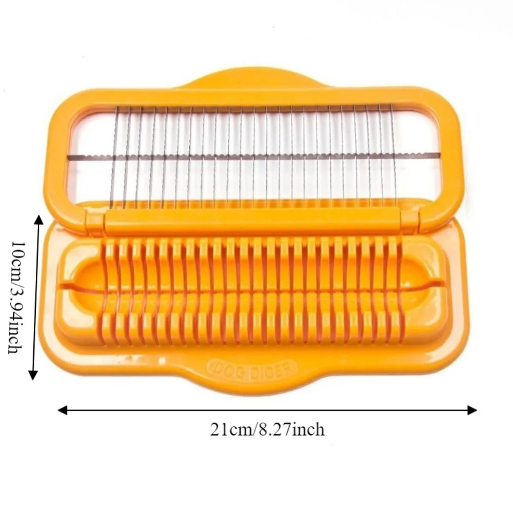 Multi-functional Stainless Steel Ham Slicer Efficient Time-Saving Hot Dog Slicer Manual Banana Slicer Kitchen Gadget view 6