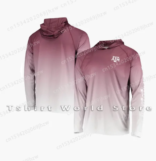 كولومبيا Pfg قمصان الصيد مقنعين الصيف الرجال طويلة الأكمام ملابس الصيد Upf 50 تنفس الصيد Camisetas Pesca دي Pesca #6