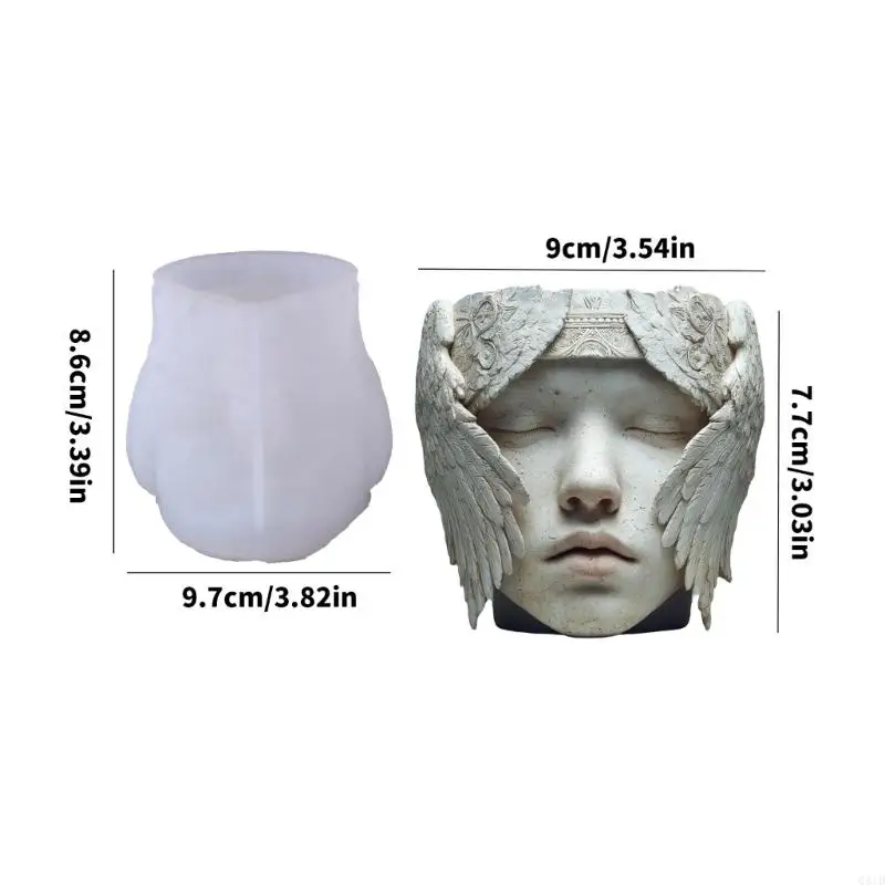 قالب سيليكون مزخرف للأطباق الخرسانية بتصميم منسوج على شكل سلة