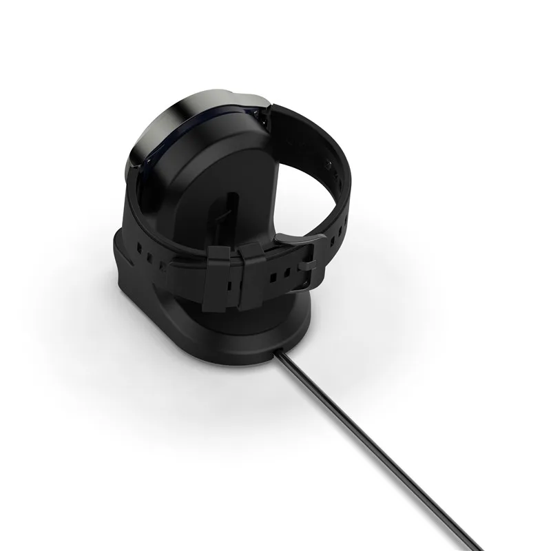 رف تخزين قاعدة شحن من السيليكون، حامل ساعة غير قابل للانزلاق، ملحقات دعامة تخزين لساعة Huawei Watch Buds/Huawei Watch GT Cyber