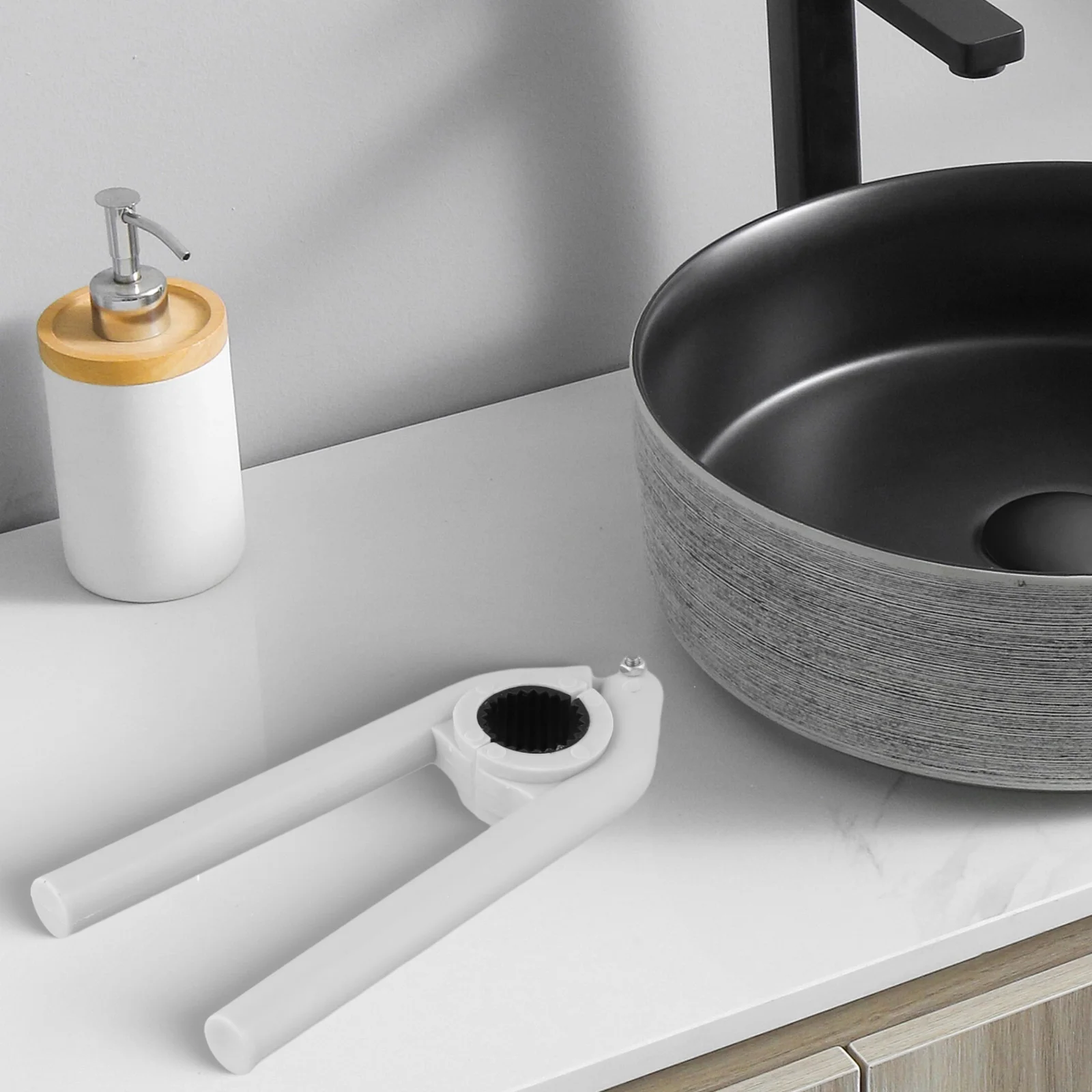 高品質蛇口レンチインストーラーツールアクセサリー洗面器コンパクト絶妙な軽量配管修理シンク研究