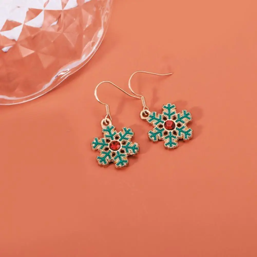 Cute Christmas Earrings for Women Women Christmas Earrings Festive Christmas Stud Earrings Joyful Xmas Tree Cute Elk for Women