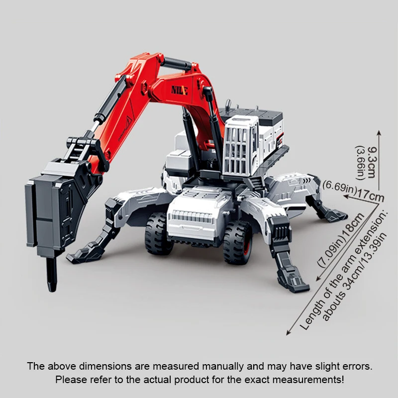 1/50 نماذج من الشاحنات حفارة جرار انزلاق لعبة دييكاست الهندسة تشوه مجموعة المركبات عرض لعب للبنين بنات