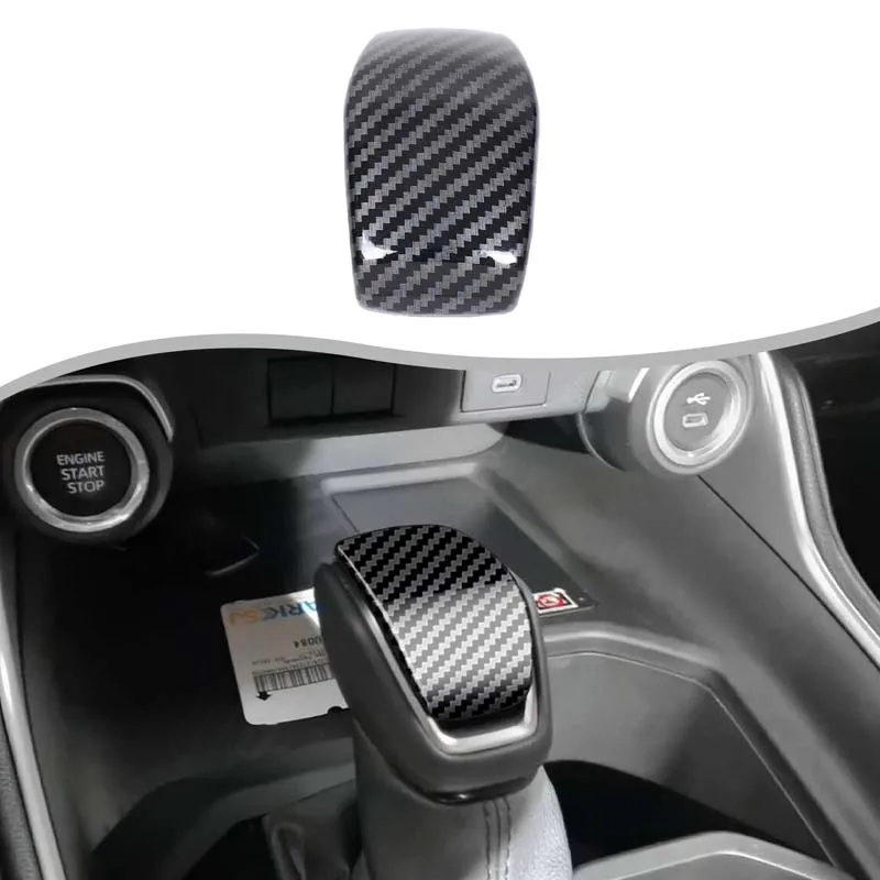 Gear Shift Knob Trim Sticker Car Gadgets For Toyota GrandHighlander AS10 2024-2026 Highlander XU70 2022-2026 RAV4 XA50 2019-2026