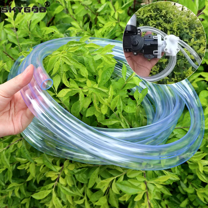 1~10m PVC Hoses Transparent 2 3 4 5 6 8 10 12 14 16 18 20 25mm Inner Diameter Plastic Hose High Quality Water Pipe for Garden