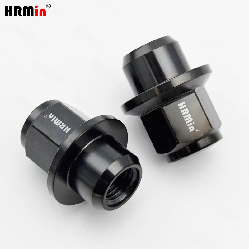 

HRMin 10.9 grade Gr.5 titanium wheel lug nut titanium nut M14*1.5*45mm for Land rover racing car