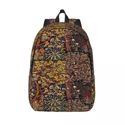 GREENERYFOREST ANIMALS Pheasant On Autumn TreeSquirrelHaresRed Yellow Floral Tapestry backpack Canvas backpack Feminina backpack