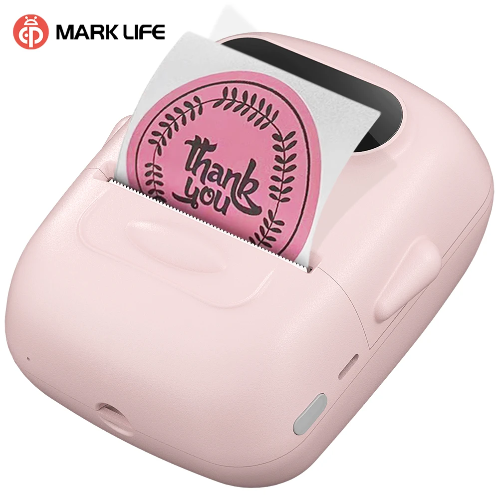 

Marklife P50 Portable Thermal Label Printer Wholesale 203dpi USB/Wireless/App for Small Retail Business Products in Stock