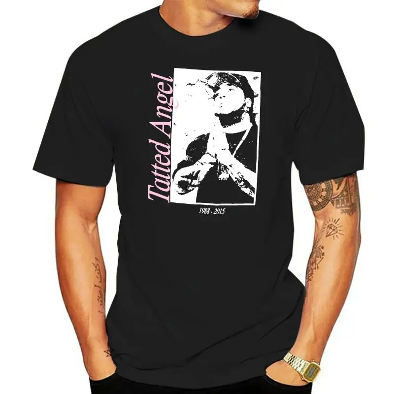 Men FERG Tatted Angel Lyrics Black T Shirt ASAP Mob