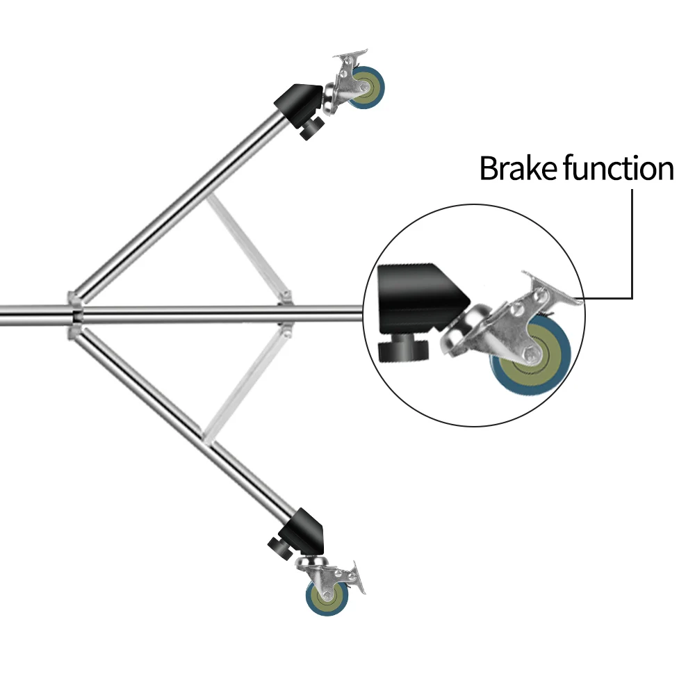 3 Wheels 16-22mm Photography Accessories Professional Universal Pro Multi-function Photography Studio Heavy Lighting Century