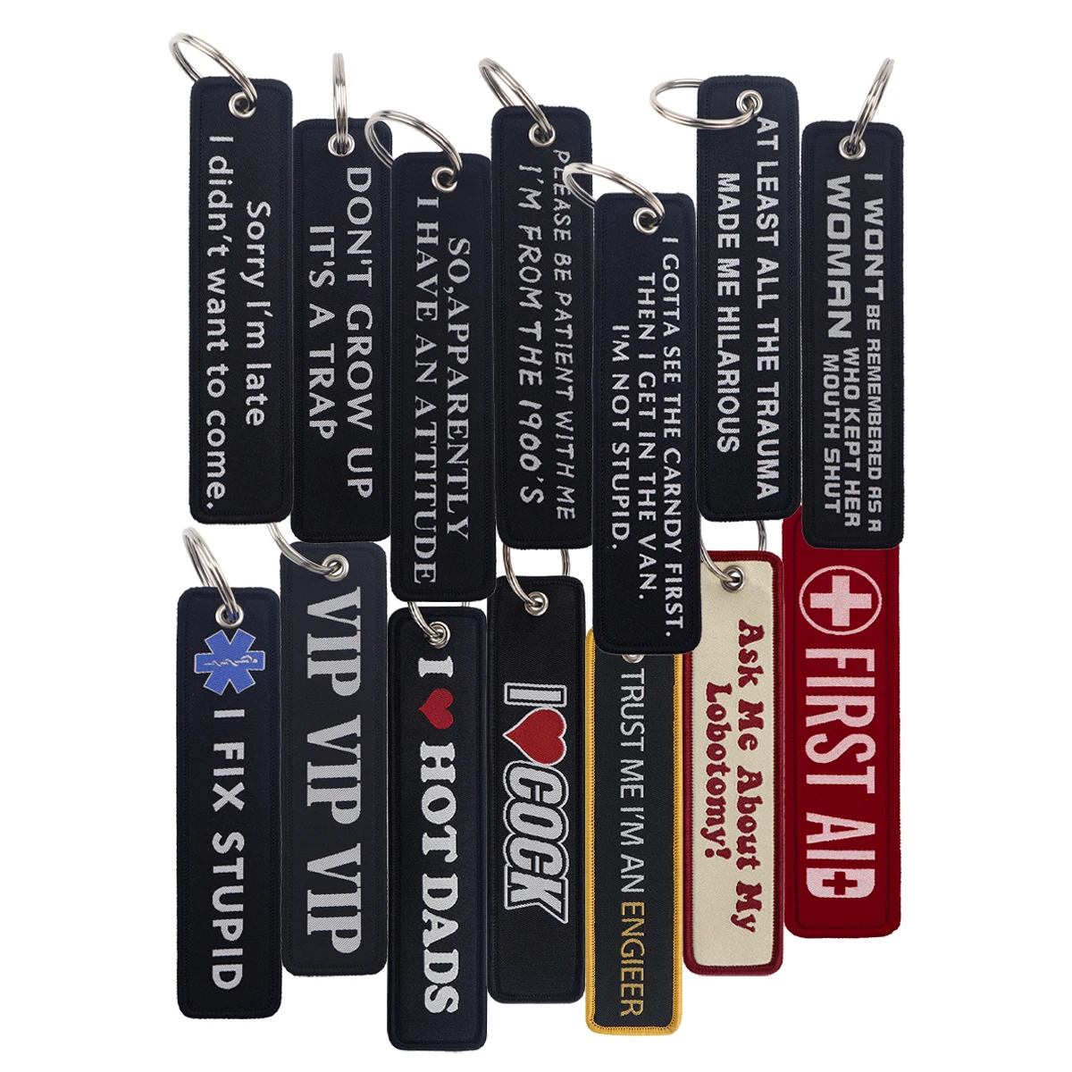 إقتباس سلسلة المطرزة مفتاح رجل بارد العلامات الرئيسية المفاتيح لسيارة الدراجات النارية كيرينغ حامل مجوهرات اكسسوارات هدايا لصديق #1