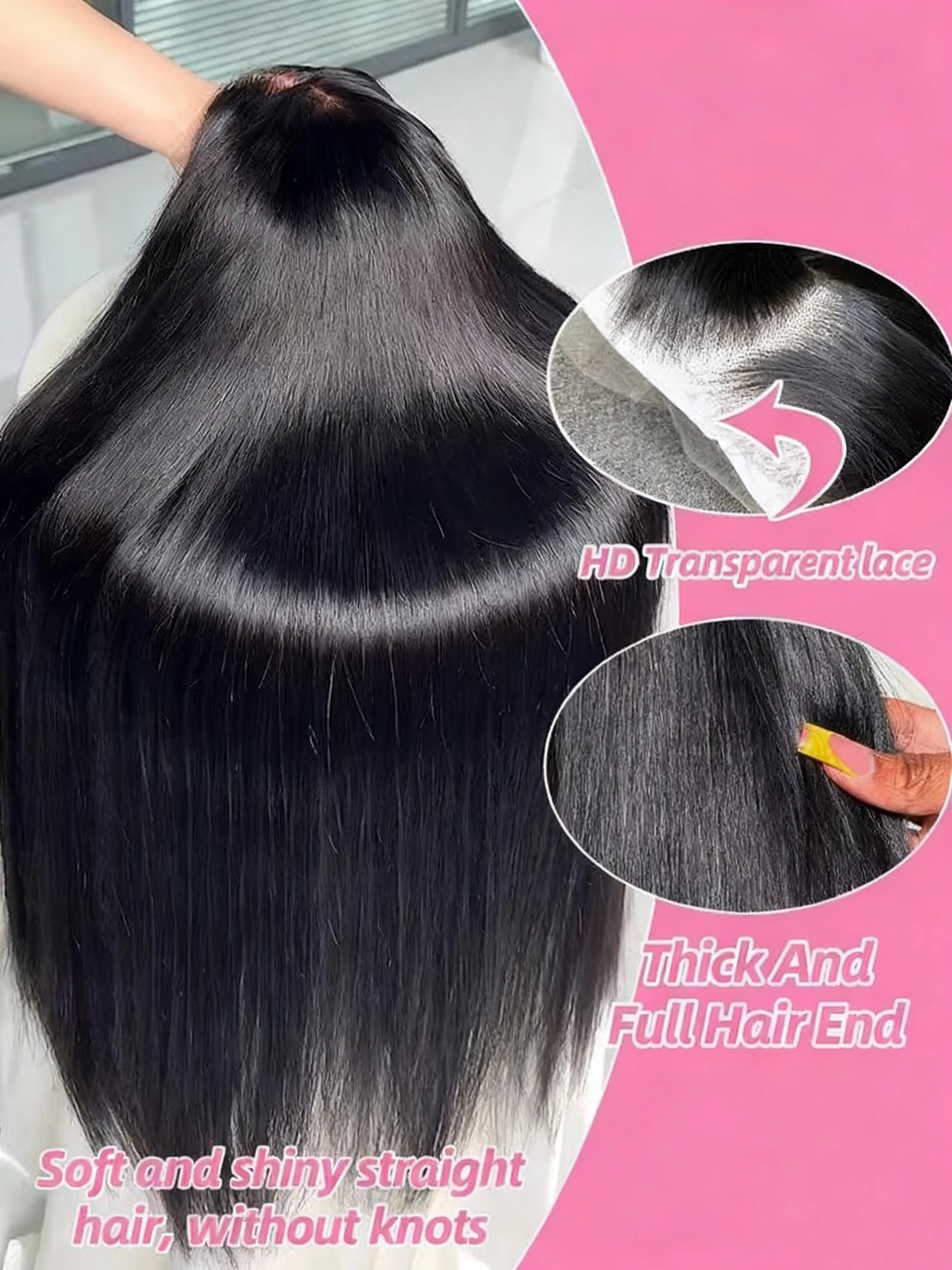 Parrucche Lakeisha Capelli Umani Brasiliani 13x6 Bone Dritto HD Parrucca Frontale Del Merletto Prepizzicato Anteriore Del Merletto Con I Capelli Del Bambino Per Le Donne Nere