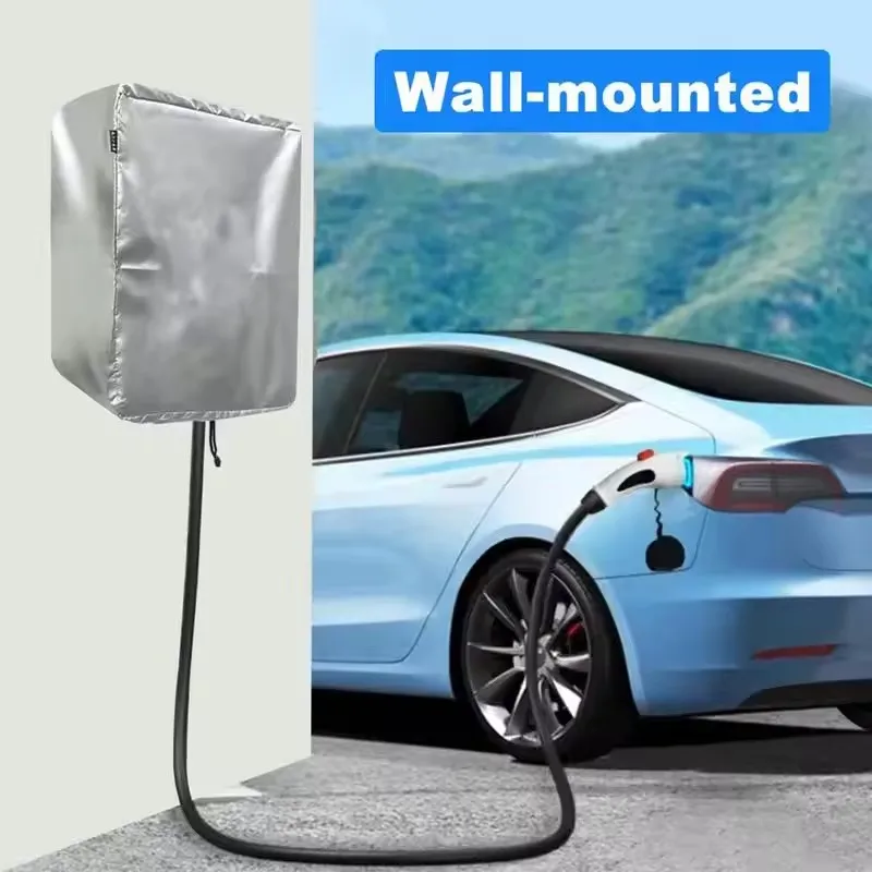 Abdeckung für Elektrofahrzeug-Ladegerät, wasserdicht, regendicht, sonnendicht, staubdicht, wandmontierte Schutzabdeckung für Outdoor-Ladestationen. – Detail 6