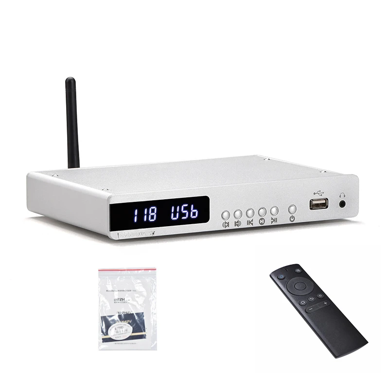 HD Lossless Audio Player ES9038Q2M Lossless Decoder 2.1 Channel HIFI Decoder Coaxial Inputs