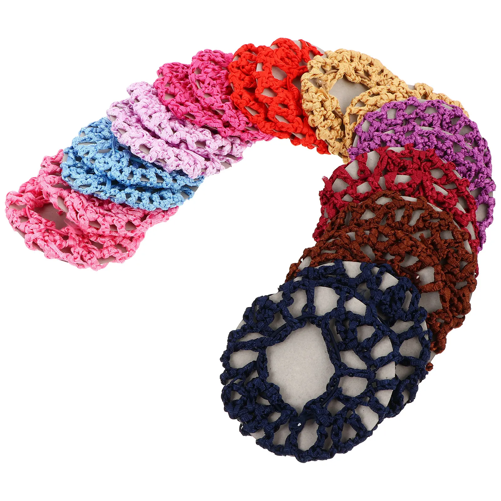 

20pcs Bun Cover Net Hair Bun Cover for Women Fabric Wrap Reusable Office Party Fit All Hair Colors Styles Easy Wear