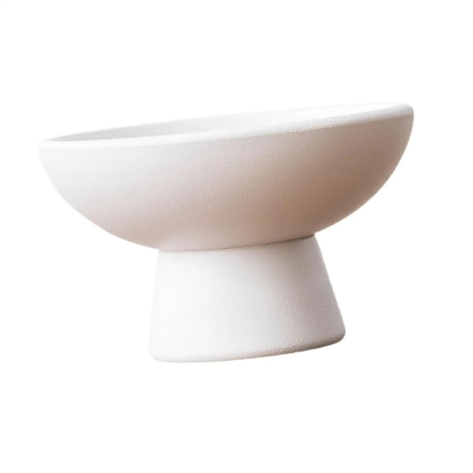 Round Ceramic Flowerpot Decorative Flower Bowl Multipurpose Centerpiece Floral Art Supplies for Study Room Desk Balcony