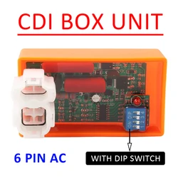 Cdi-ディップスイッチ付きの速度制限単位,ac 6ピン,4000-12000 rpm,nx350用,wrer 150,cg,xlr,xl 125,cg125,crf 150, 230 f
