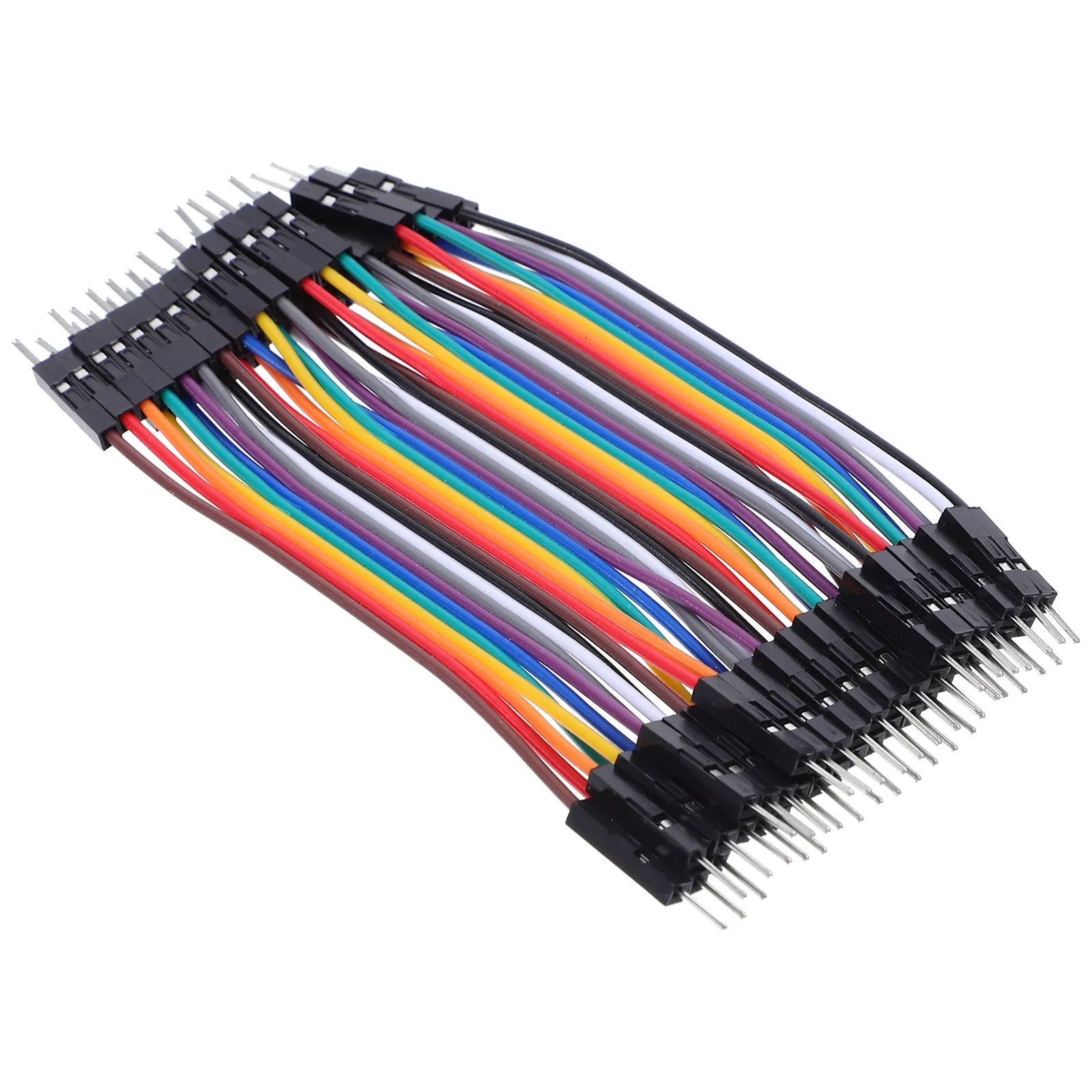 

Набор из 40 многоразовых соединительных проводов (шнурков) типа «папа-папа» длиной 10 см для макетных плат, совместимых с 254-мм пин-хедерами