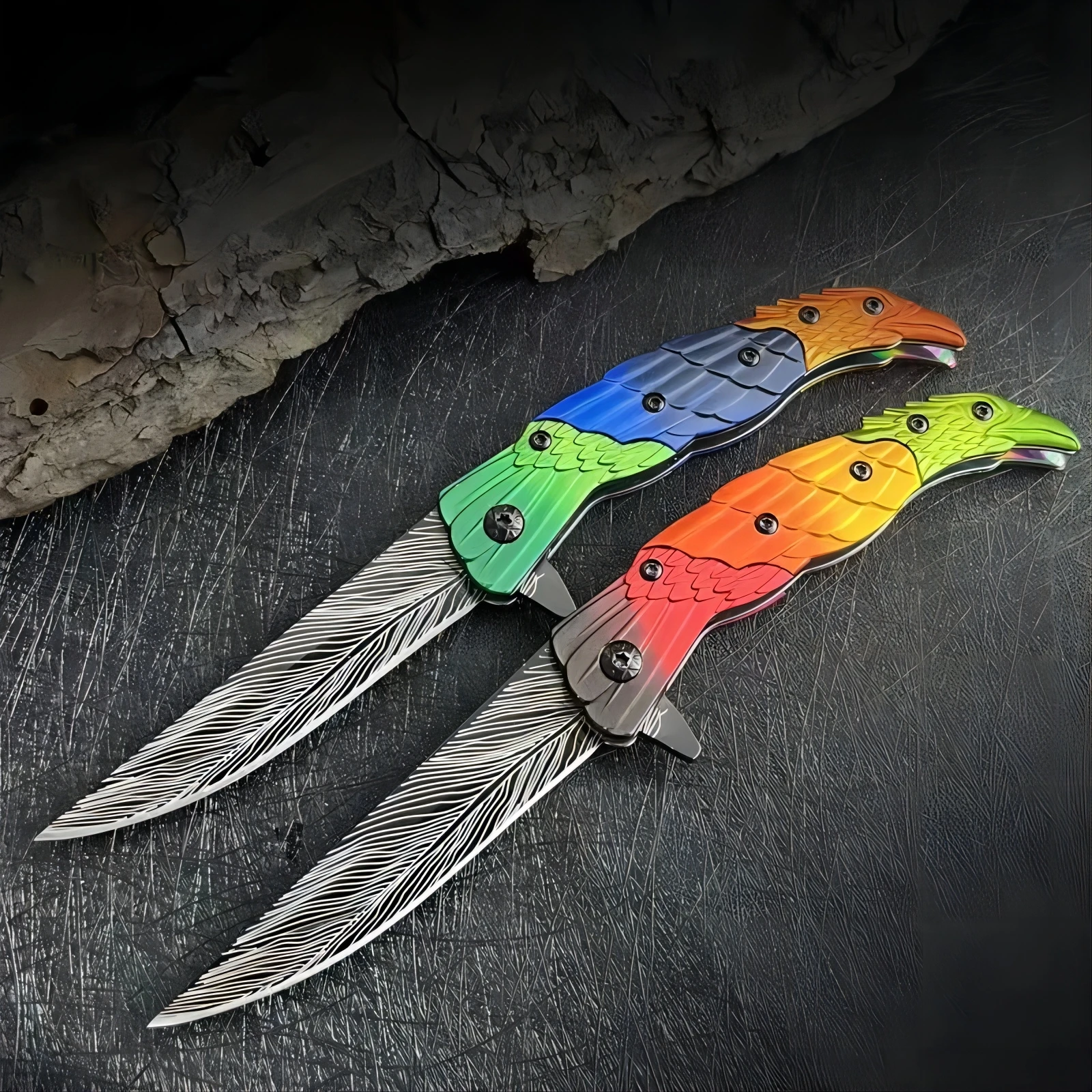 Folding Pocket Knife Outdoor Survival Tactical Knife Camping Hiking Hunting Knives For Self-defense EDC Rescue Multi Tool