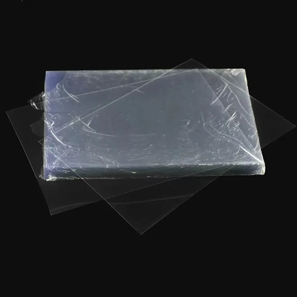 50 Pieces 0.2mm Thickened Plastic Envelope Bidding Document Transparent Film A4 217x290mm Frost PVC Binding Cover Paper