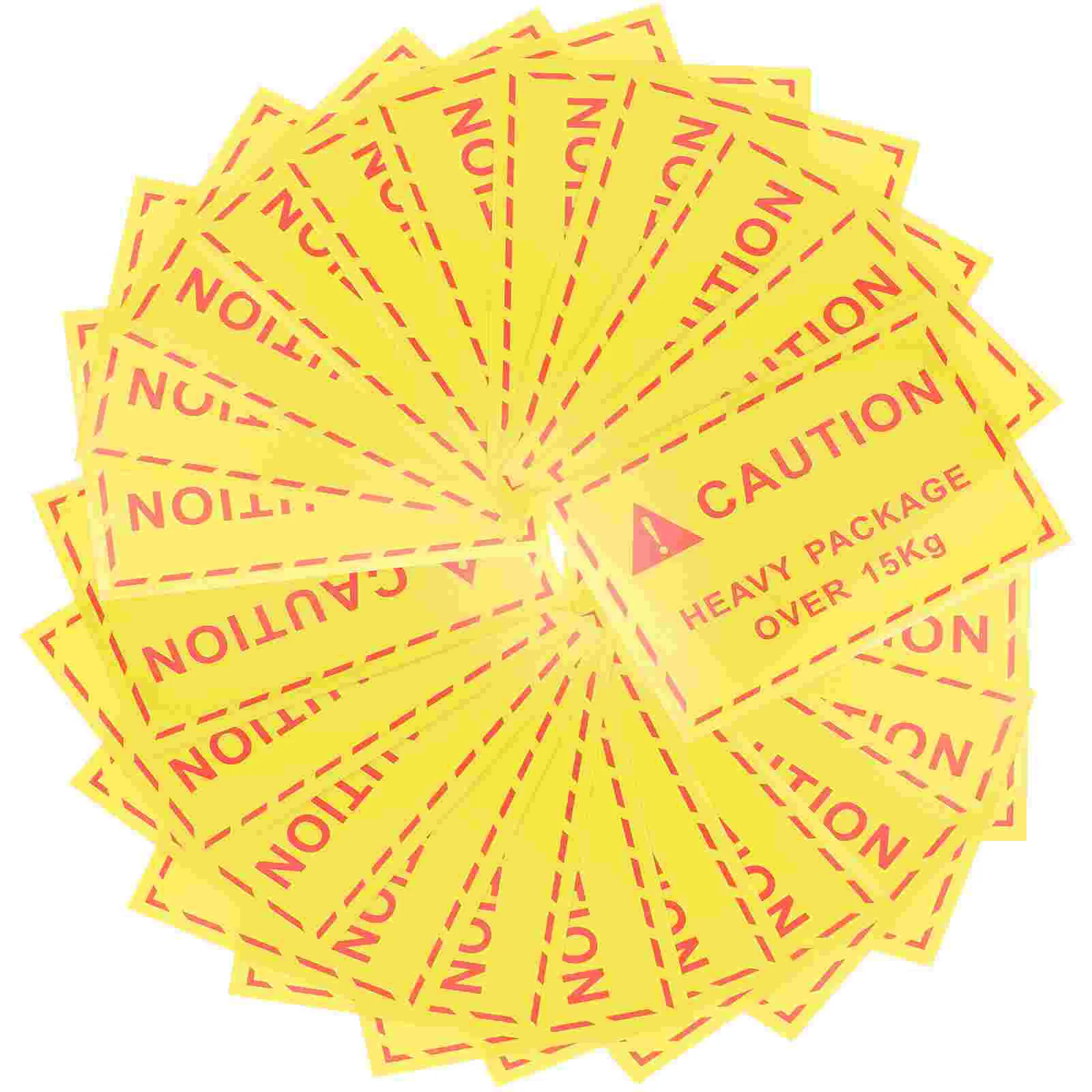 

Safety Operation Warnings Overweight Stickers Adhesive Shipping Labels Caution Decal