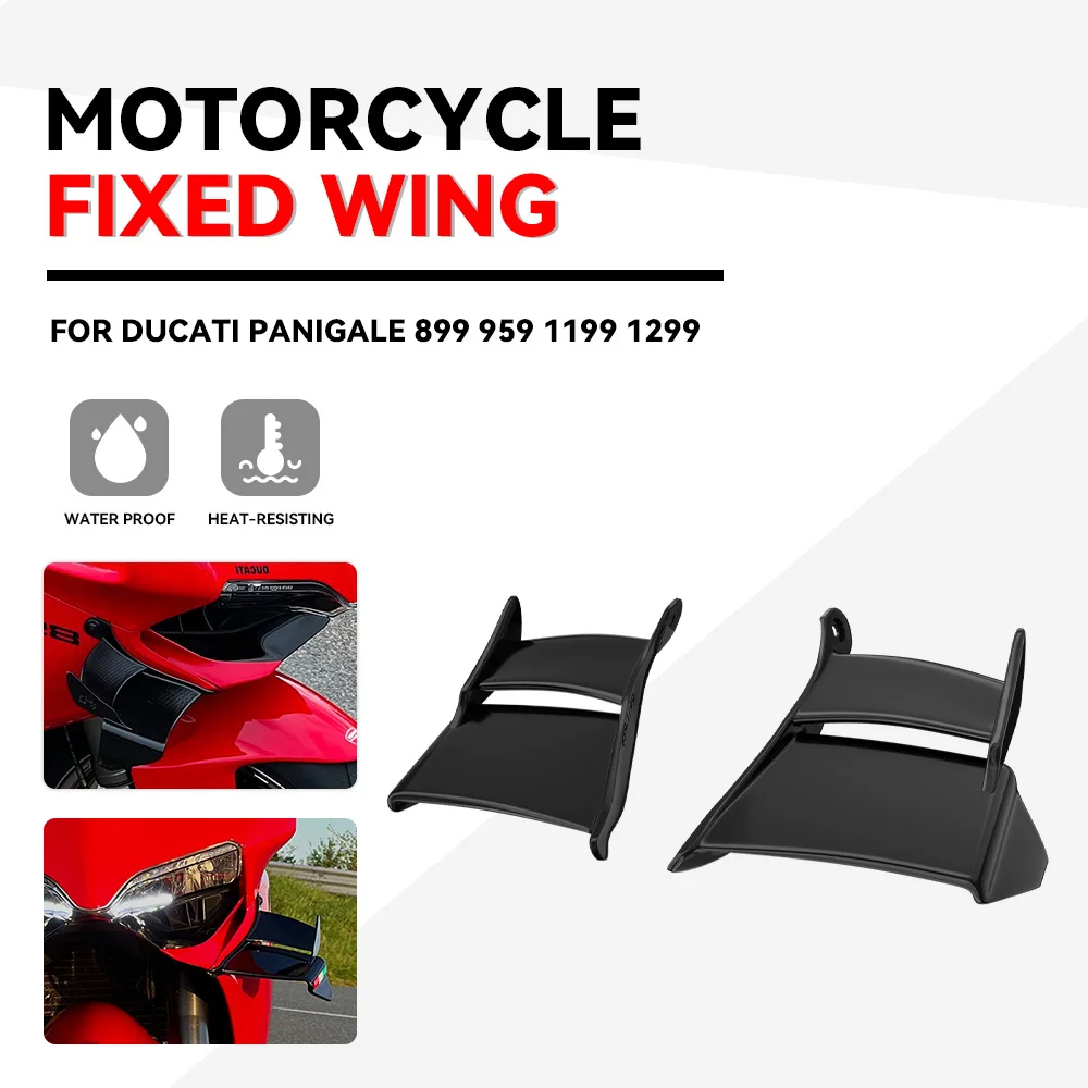 New Motorcycle Winglets Spoiler Fixed Wing Side Panels Fairing Accessories For DUCATI Panigale899/S 1199/S/R 959/S 1299/S/R