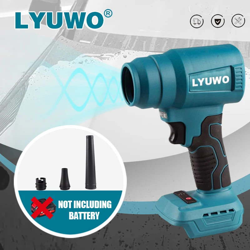 

LYUWO беспроводной перезаряжаемый вентилятор снегоочиститель для домашнего удаления пыли, подходит для аккумуляторных инструментов Makita