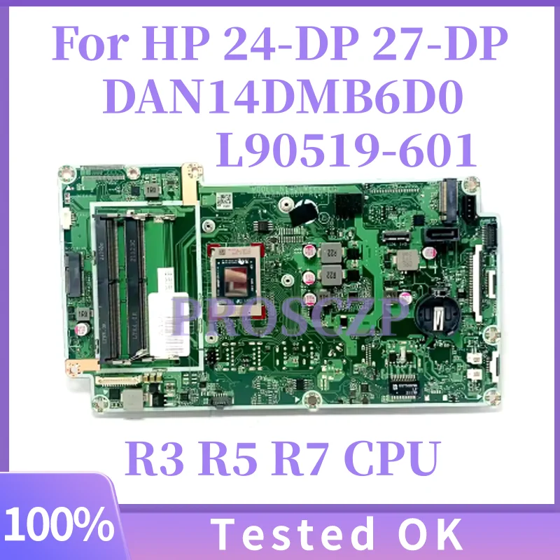 

DAN14DMB6D0 N14D для HP 205 Pro G4 24-DP 27-DP AIO материнская плата с процессором R3-4300 R5-4500 R7-4700 L90518-601 L90519-601