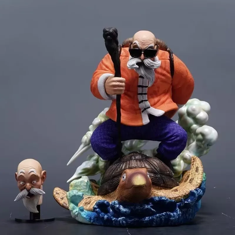 Figure Anime Dragon Ball Z Maestro Roshi Action Figure Kame Sennin Modello in PVC Collezione di decorazioni per il desktop Collezione di bambole Ragazzi Giocattoli Regali