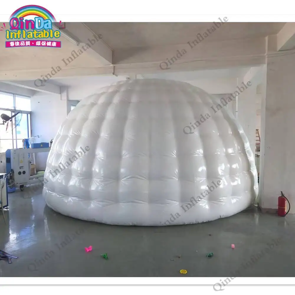 

6M Inflatable White Igloo Room High Quality Inflatable Sphere Dome Tent For Party