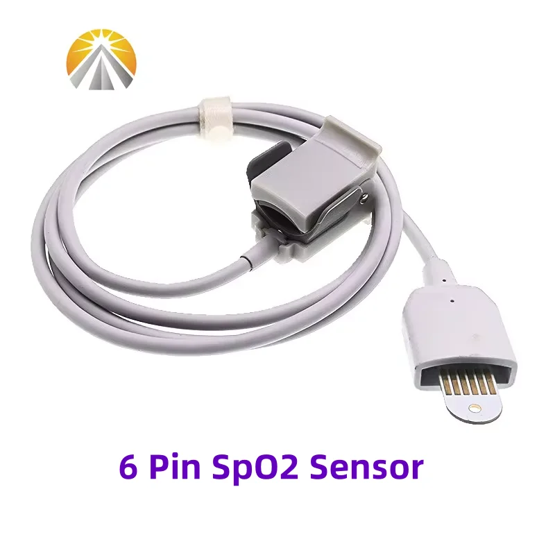 Spnings Sensor Redical 6 Pin pour Ma-si-mo 1269 LNOP DCI DCIP LNCS TC-I 0.9 Mètre Néonatal Enfant Pédiatrique Adulte Type Pulse Probe