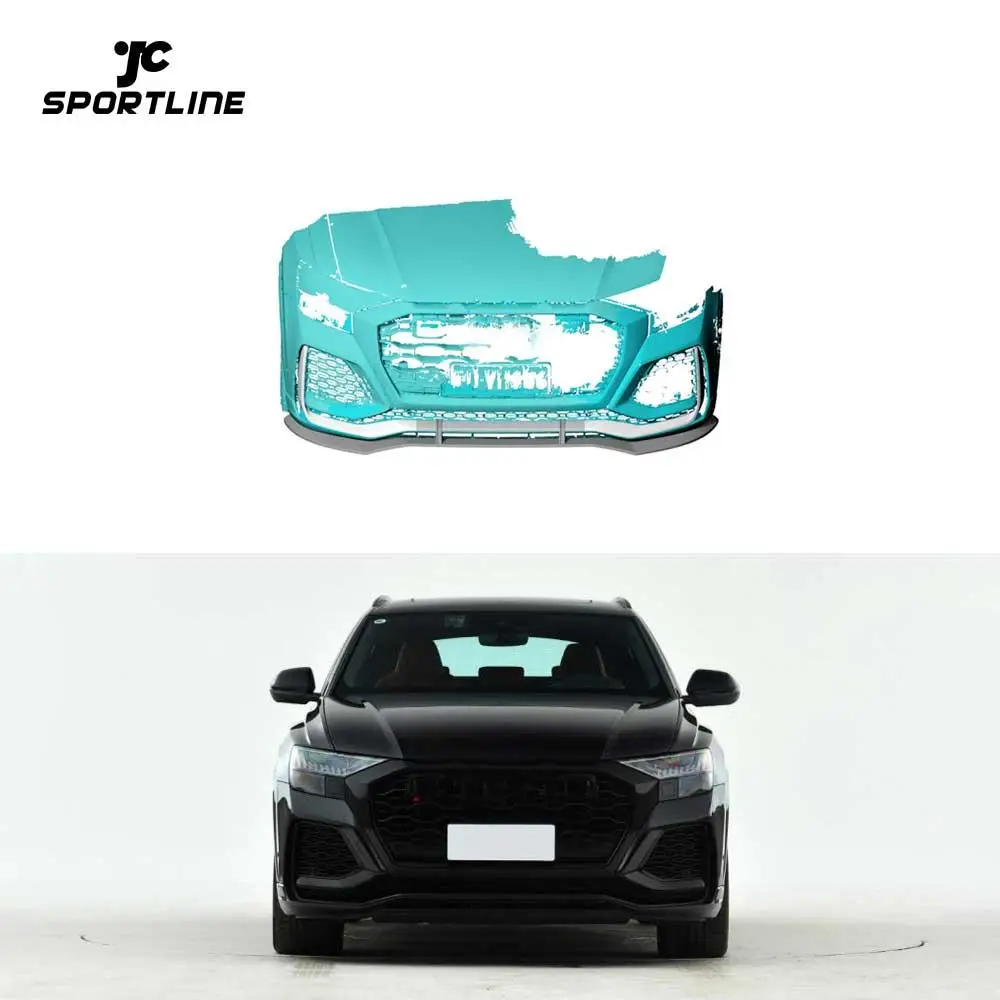 RSQ8 Carbon Front Lip Spoiler For Audi RSQ8 Base Sport Utility 4-Door 2020-2023