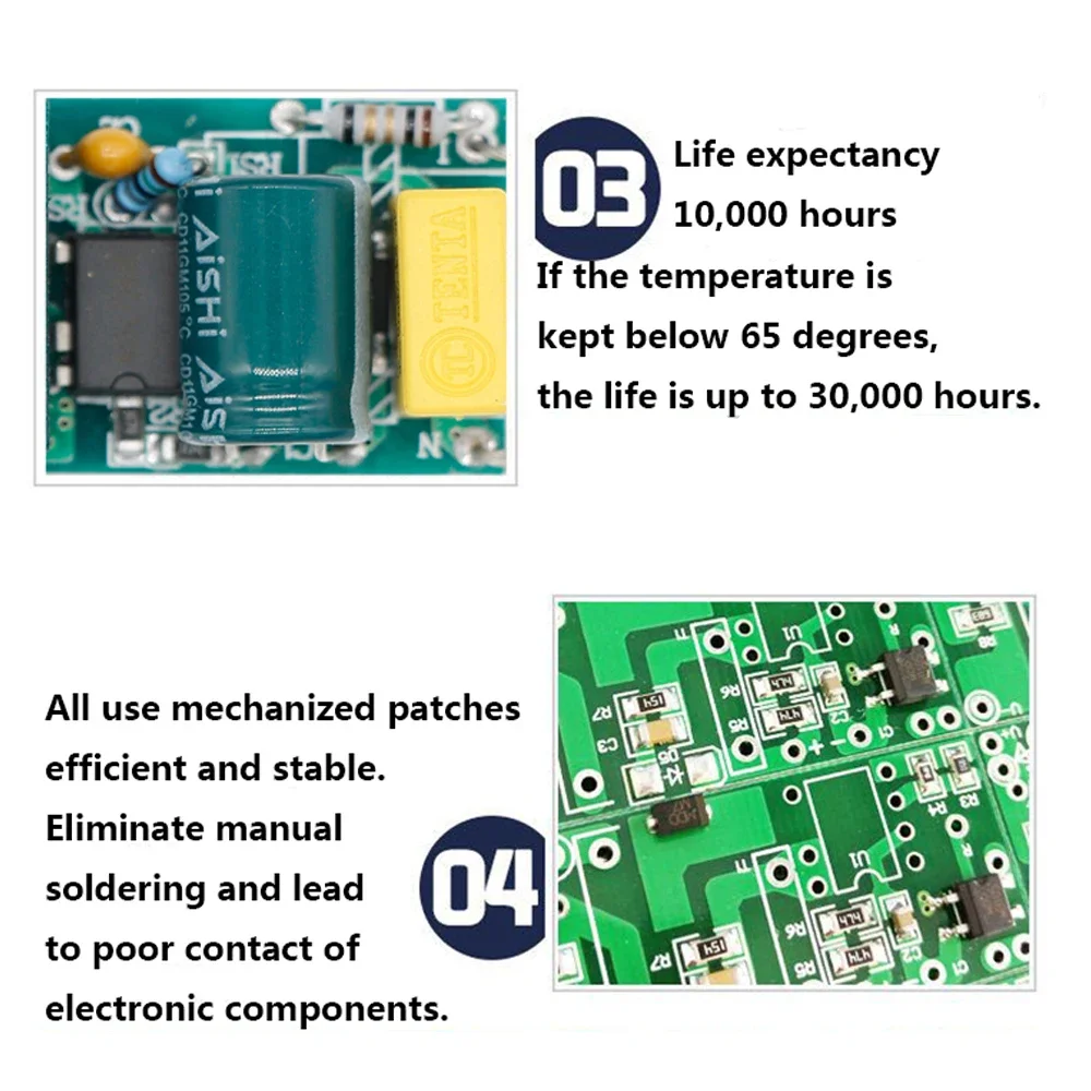 Imagem -04 - Led Light Driver Transformador de Iluminação Fonte de Alimentação Adaptador Volt Melhoria Home dc 12v 0.5a 1a 2a 3a 4a 5a 6w 12w 24w 48w 60w