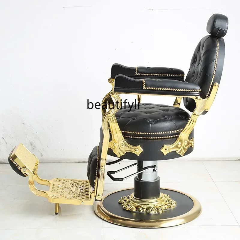 lt Hair Shop Retro Barber Shop Men's Oil Head Grooming Shaving Hair Chair