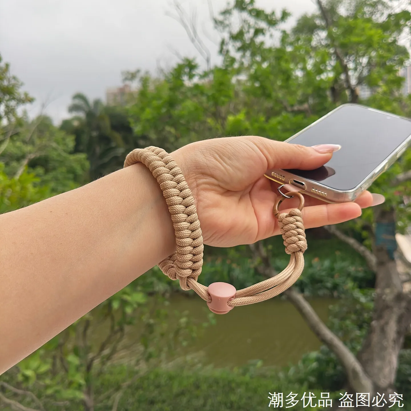 Handmade Mobile Phone Lanyard Camera Rope Multi-Functional Versatile Handheld Wrist Charm Outdoor Camping Mountain Anti-Lost