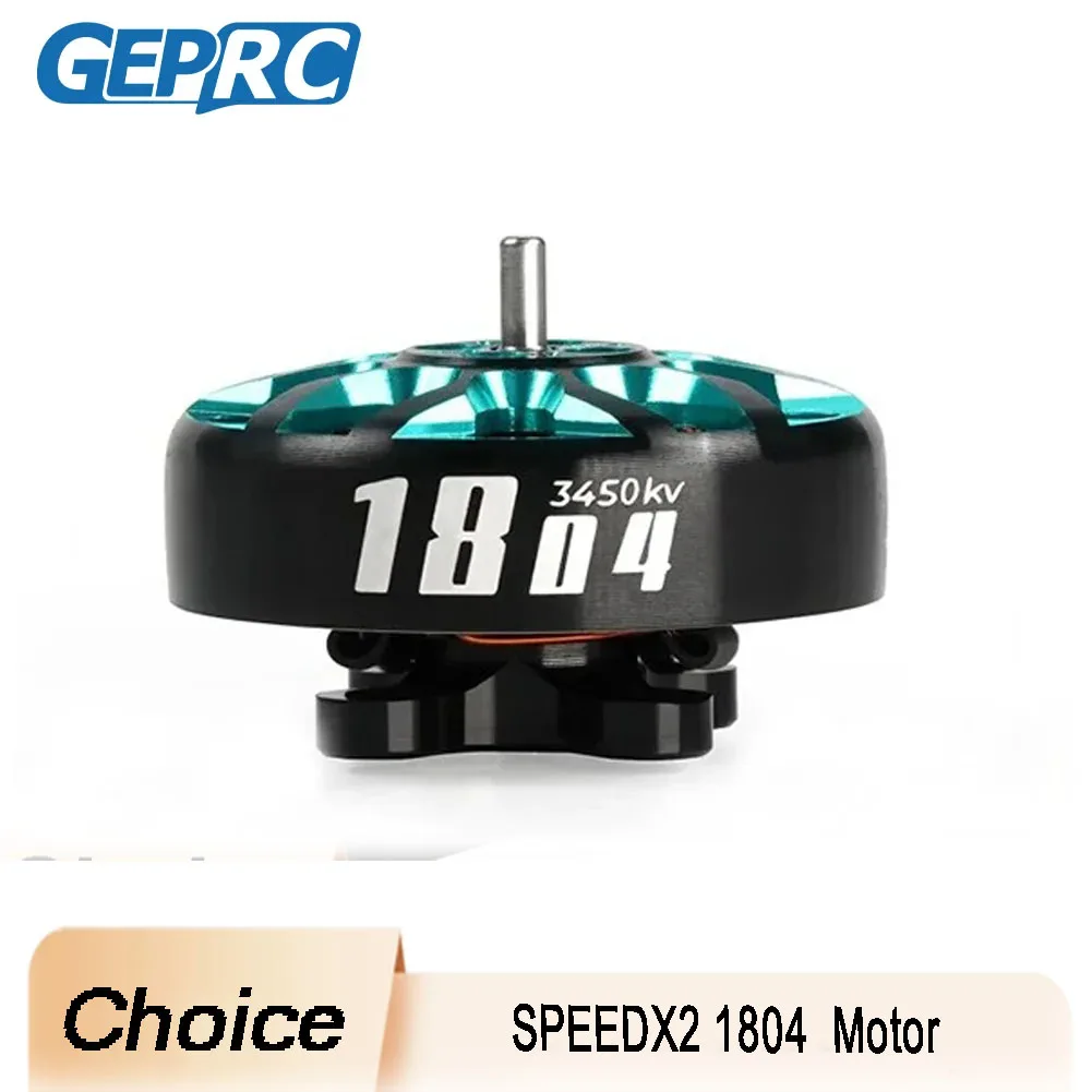 GEPRC SPEEDX2 1804 Двигатель 2450KV 3450KV 4S 6S 13,2g 7075 Алюминий для 3-4-дюймовой FPV Зубочистка Pilots дальнего действия GEPRC SPEEDX2 1804 Двигатель 2450KV 3450KV 4S 6S 13,2g 7075 Алюминий для 3-4-дюймовой FPV Зубочистка Pilots дальнего действия