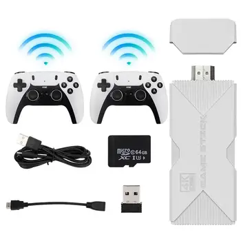 P5 PRO 비디오 게임 콘솔 2.4G 더블 무선 컨트롤러 게임 스틱, 4K 40000 + 게임, 128GB 레트로 게임, 소년 크리스마스 선물  Best5