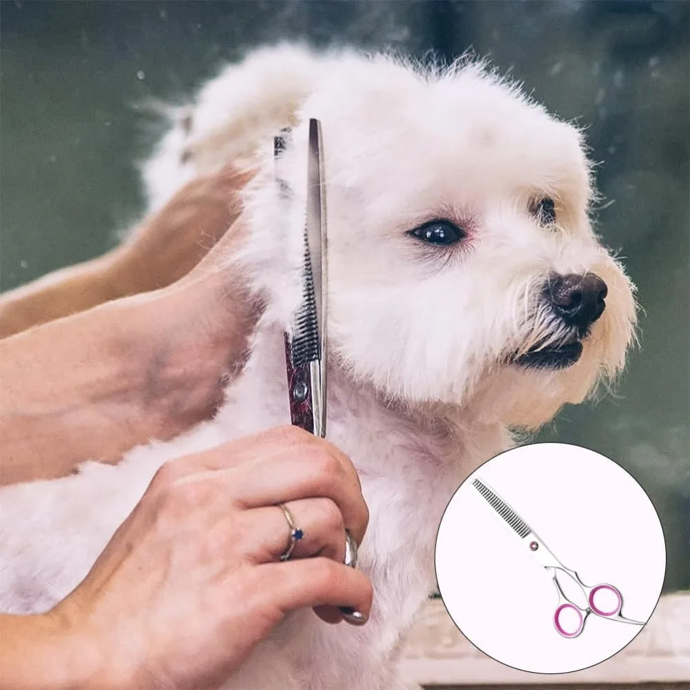 Cone  for Dogs, Professional Pet Cone Scissors, and Cosmetic Scissors for Dogs and Cats