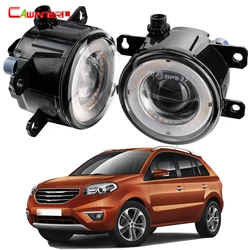 2 X H11 LED Fog Light Daytime Running Lamp 30W Car Angel Eye DRL For Renault Koleos HY Samsung QM5 2011 2012 2013 2014 2015