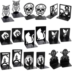 Creative Metal Bookends Retro Personality Animal Support Holder for Home Desk Storage Books Organizer Tools Office Supplies 2025