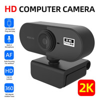 USB Webcam 1080P Mini Camera 2K Full HD Webcam With Microphone Autofocus Web Camera For PC Computer Laptop Online Camera