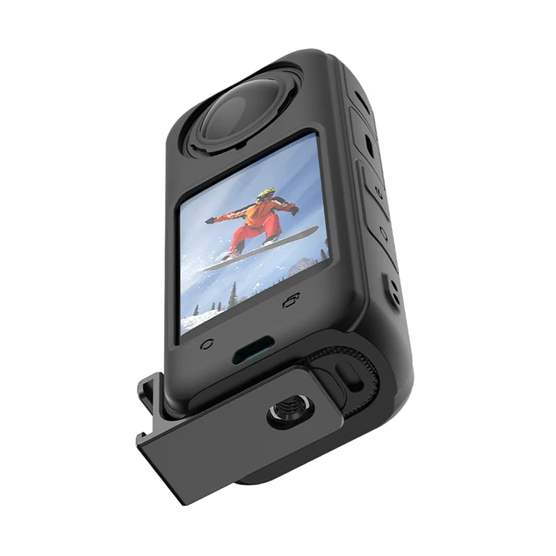 B04B-2X For Insta360 X4 Mic Adapter Cold Shoe Audio Kit Microphone Mount Cold Shoe Expansion Accessories