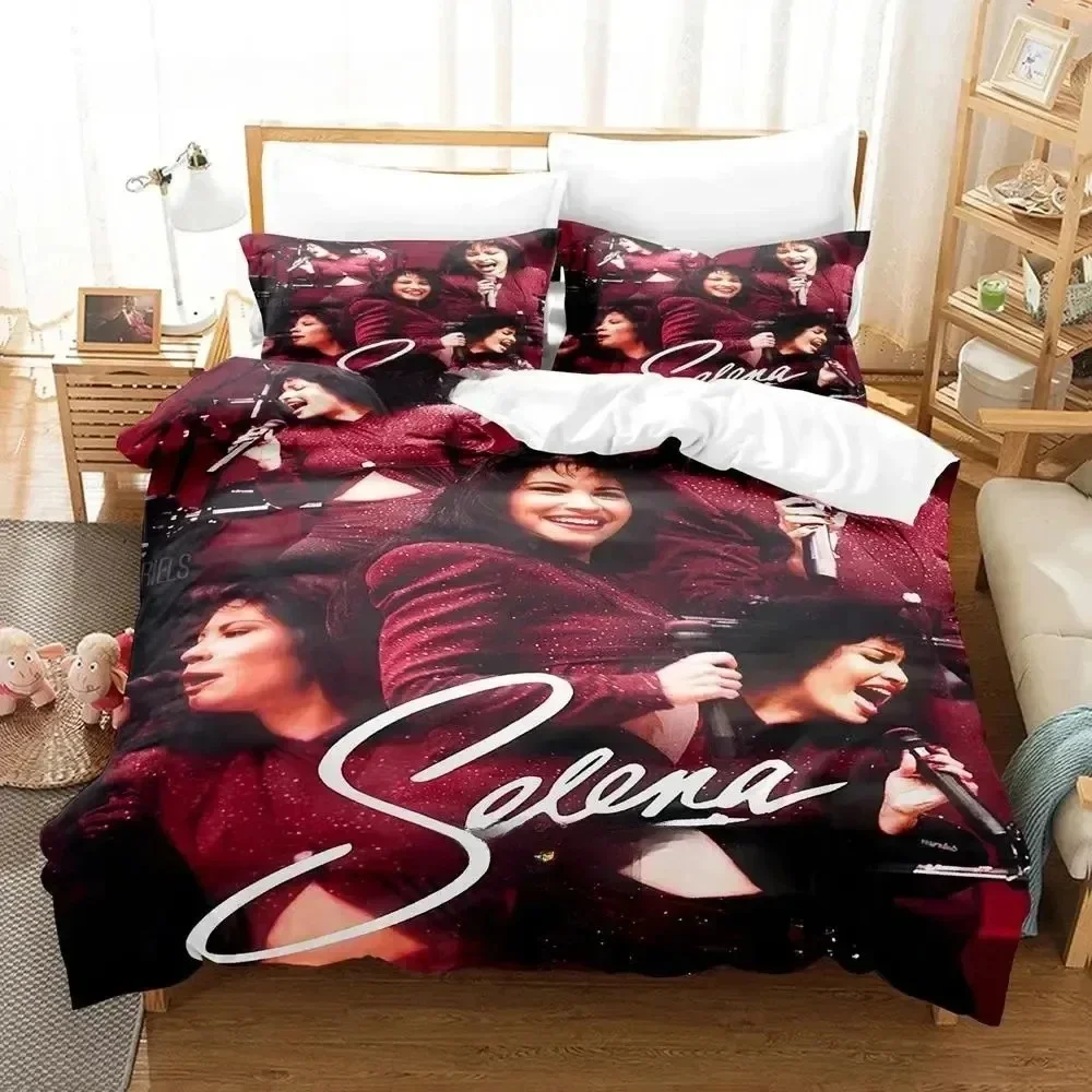 Popular Selena Quintanilla Bedding Set Single Twin Full Queen King Size Bed Set Adult Boys Bedroom Duvet cover Sets