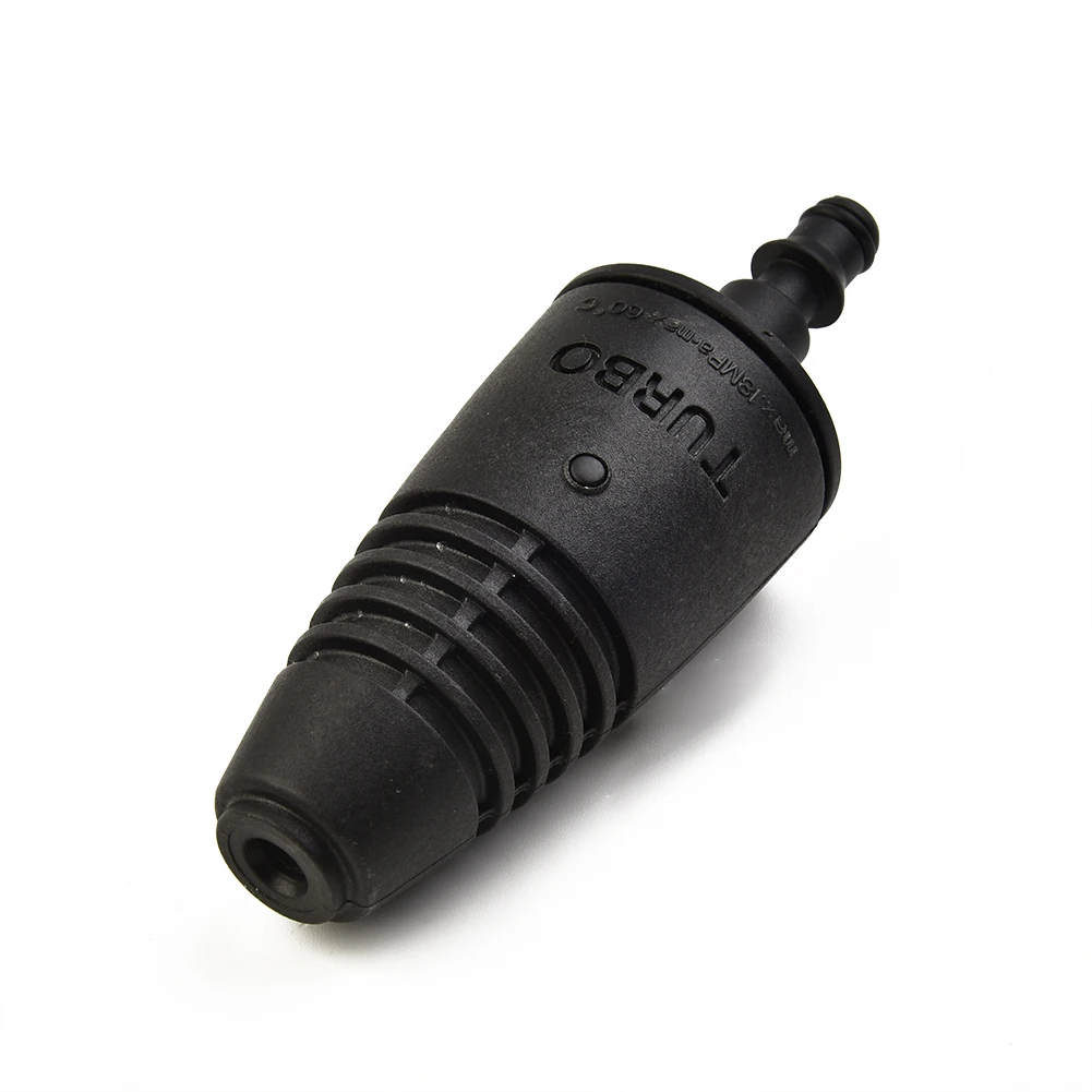 Brand New Nozzle Turbo Rotating Max 60℃ Printhead Turbo Nozzle Replacement Power Equipment 130bar 45X4X3.5cm PA66+gF Pressure