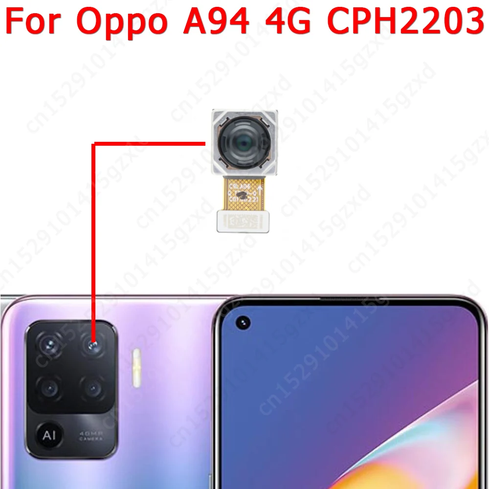 For OPPO A91 A93 4G A94 5G A96 Big Back View Front Selfie Backside Rear Camera Module Replacement Spare Parts Repair