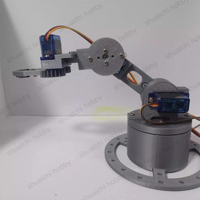 1Set 4.5V-6V Servo Mechanical Claw 3D Printed Robotic Arm Manipulator for Robot Model Making Aircraft DIY Projects Accessories